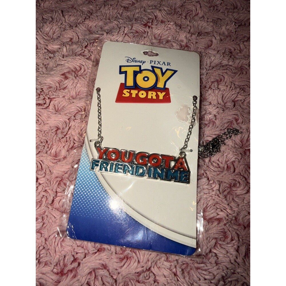 Disney Toy Story Woody You Got A Friend In Me Necklace Pixar New Jewelry
